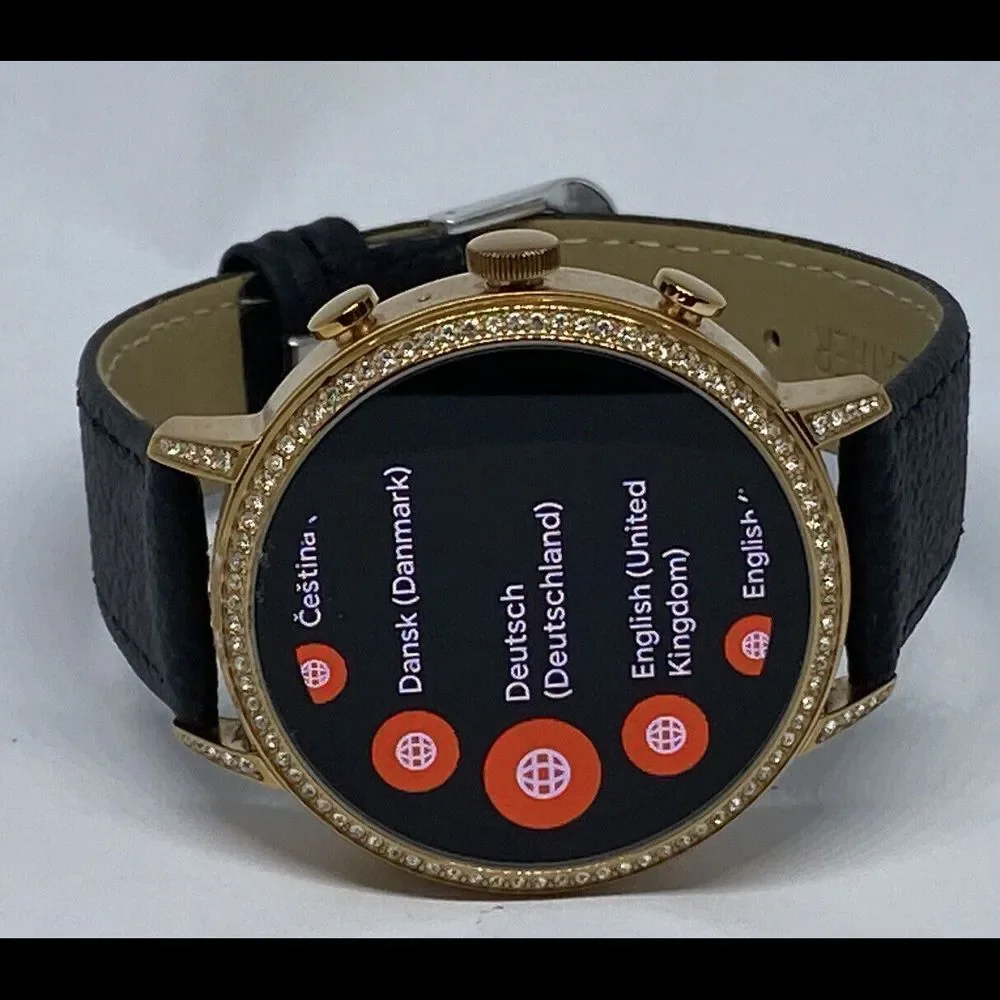 Fossil Gen 4 Authentic Digital Dial Smart Watch Custom Band FTW6011 DC516